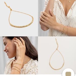 Laguna adjustable bracelet- gold